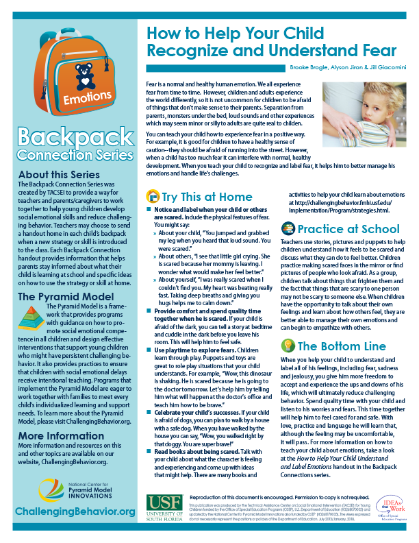 Emotions - How to Help Your Child Recognize and Understand Fear