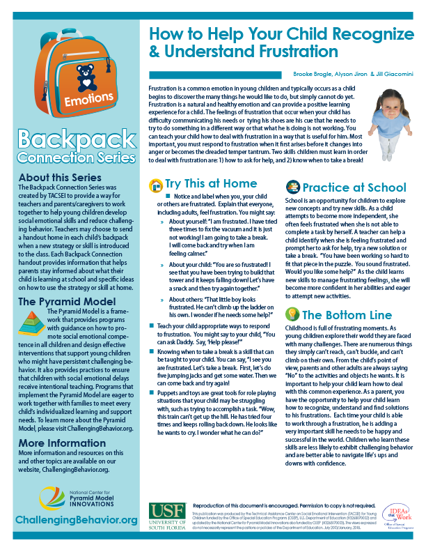 Emotions - How to Help Your Child Recognize and Understand Frustration