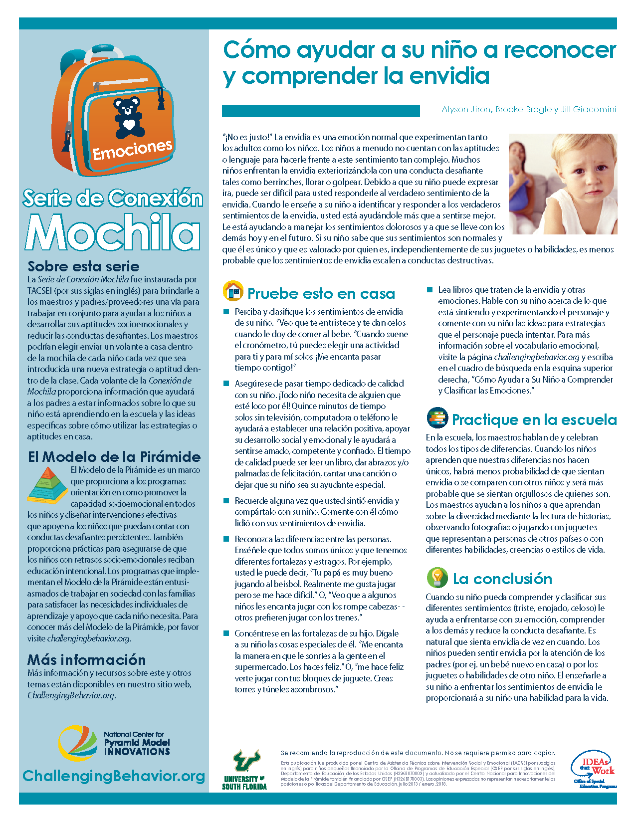 Emotions - How to Help Your Child Recognize and Understand Jealousy (Spanish)