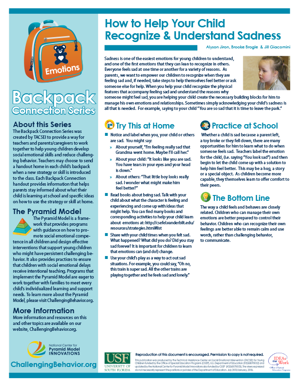 Emotions - How to Help Your Child Recognize and Understand Sadness