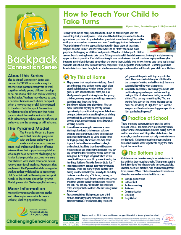 Social Skills - How to Teach Your Child to Take Turns