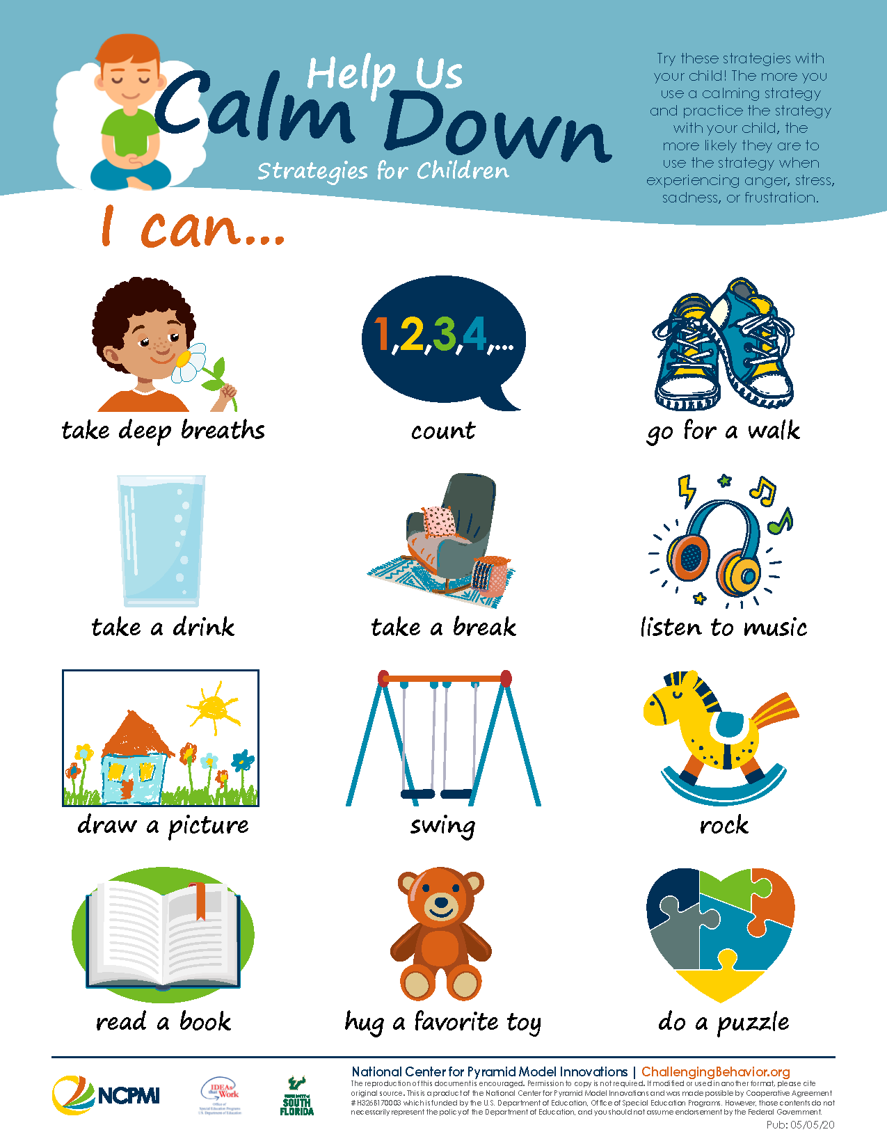 Help Us Calm Down: Strategies for Children