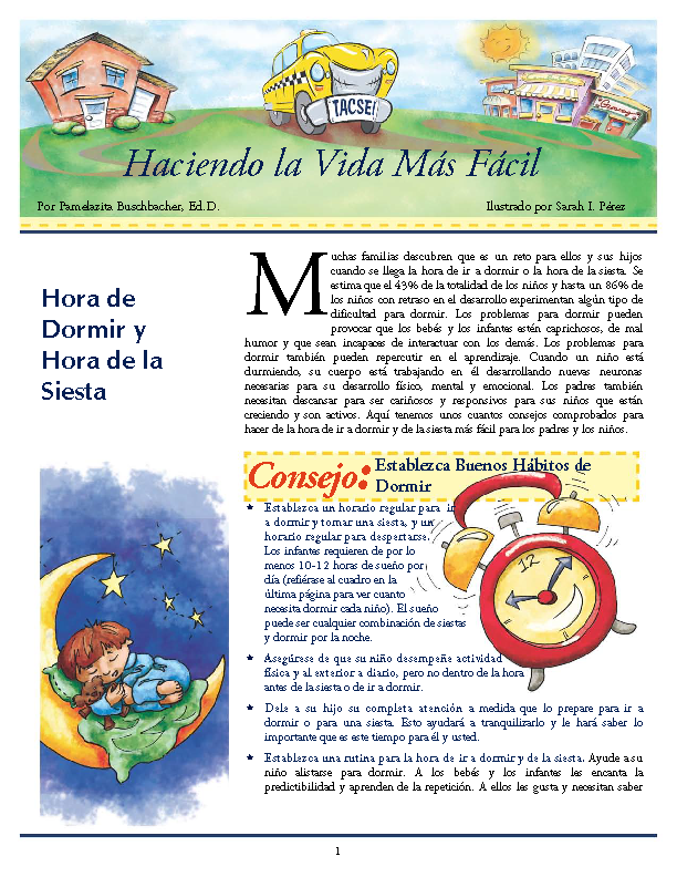 Making Life Easier: Bedtime and Naptime (Spanish)