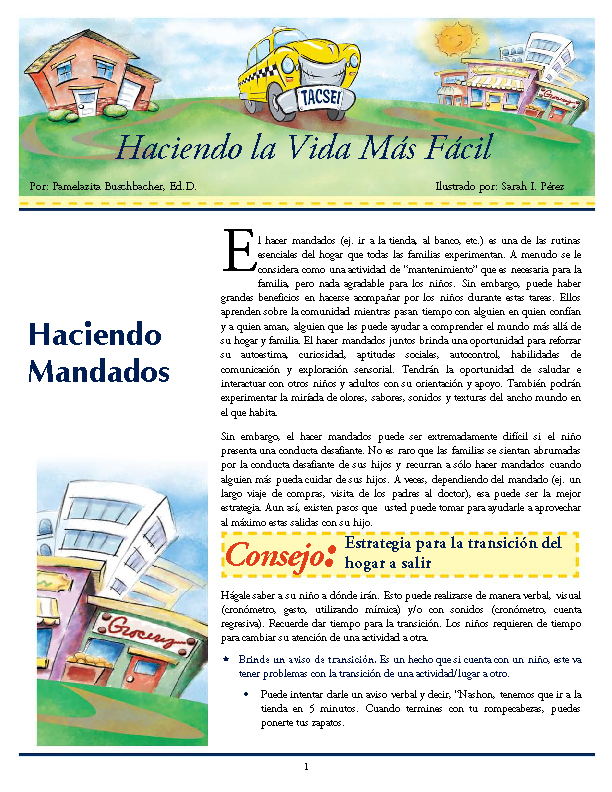 Making Life Easier: Running Errands (Spanish)