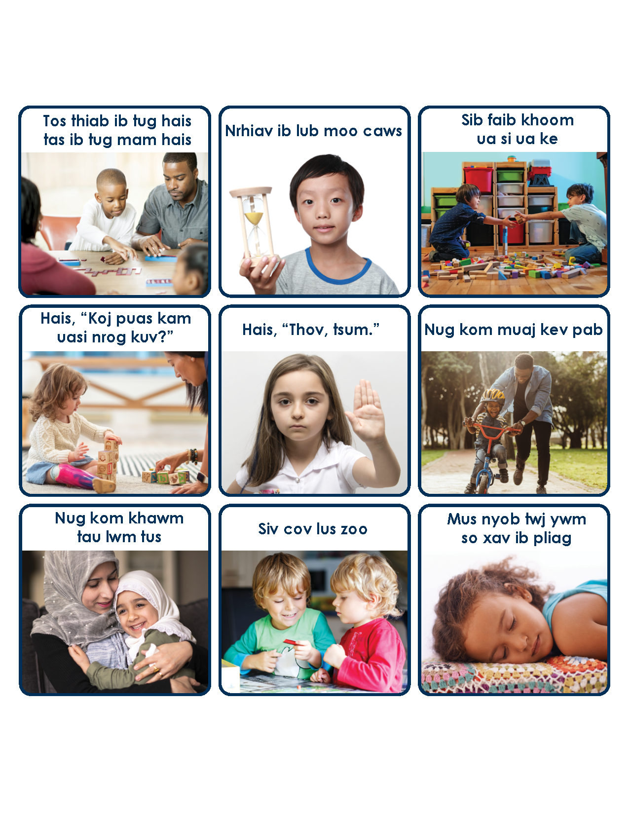 Thumbnail image of cards from the Solution Kit: Home Edition (Hmong)