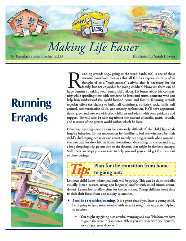 Making Life Easier: Running Errands