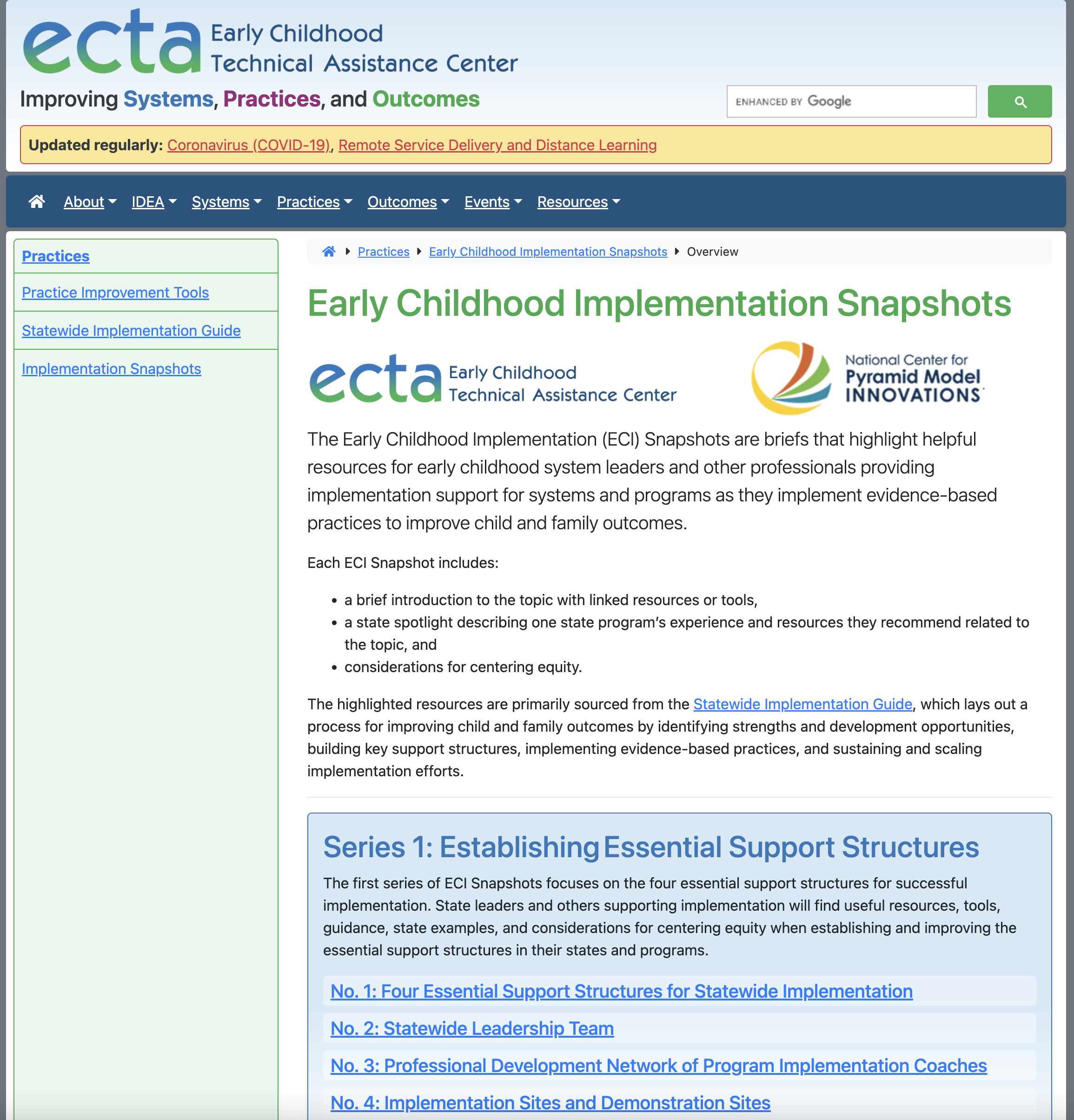 Implementation snapshot screenshot thumbnail