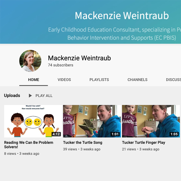Mackenzie Weintraub's YouTube Channel