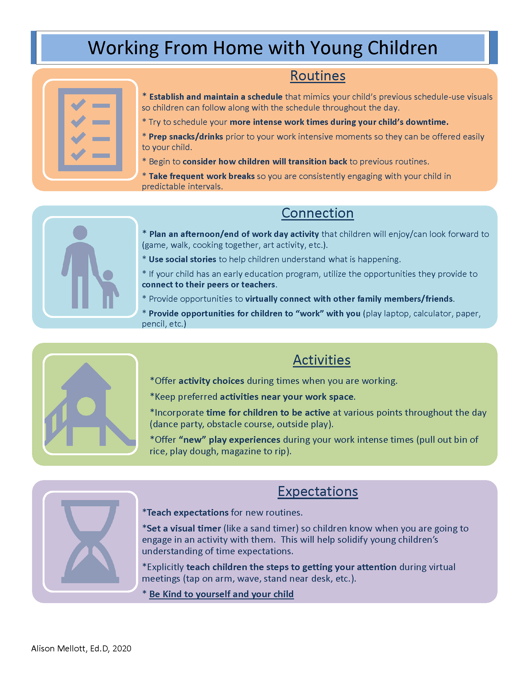 Working From Home with Young Children