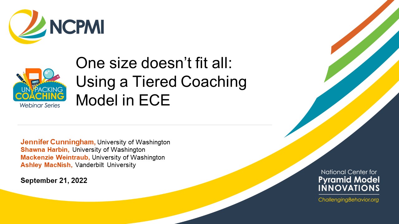 TCM 9.21.22 FINAL One Size Doesn’t Fit All: Using the Tiered Coaching Model for Practitioners