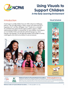 Thumbnail image of page 1 of the Using Visuals to Support Children resource