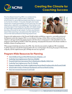 Creating the Climate for Coaching Success page one thumbnail